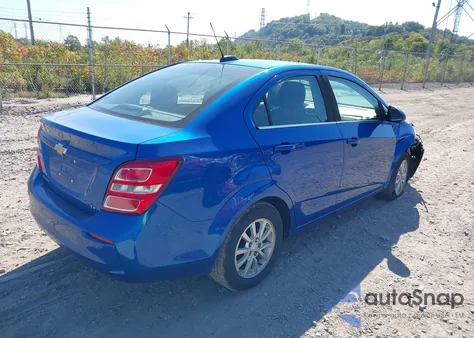 2017 Chevrolet Sonic Lt Auto z USA, uszkodzony, nr VIN 1G1JD5SGXH4152512